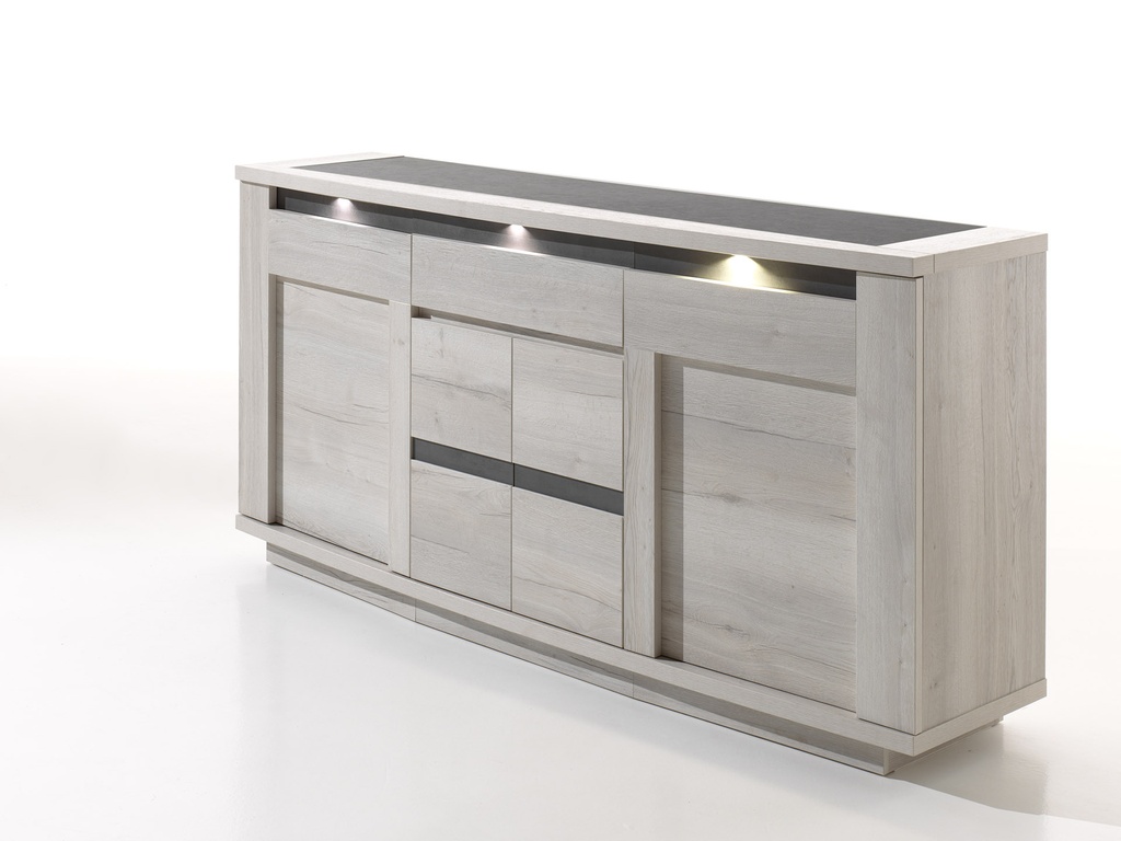 Enfilade 4 portes - 1 tiroir Arôme