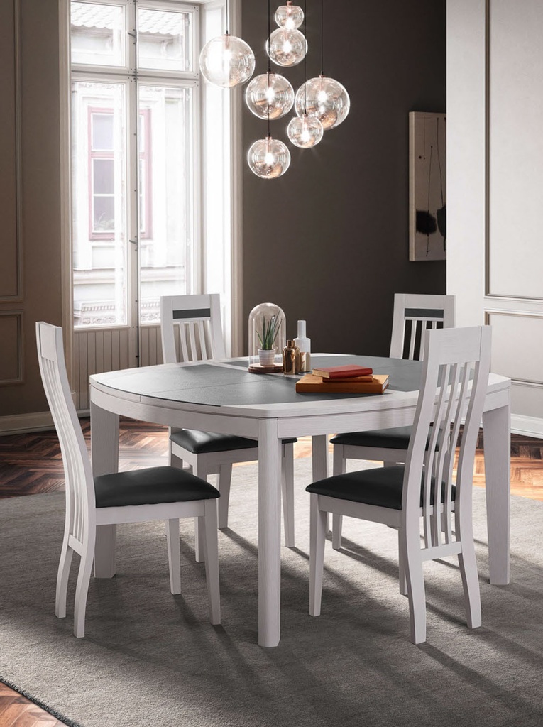 [PS-3931-22317] Table carrée Ines (Naturelle (MA), CRI)