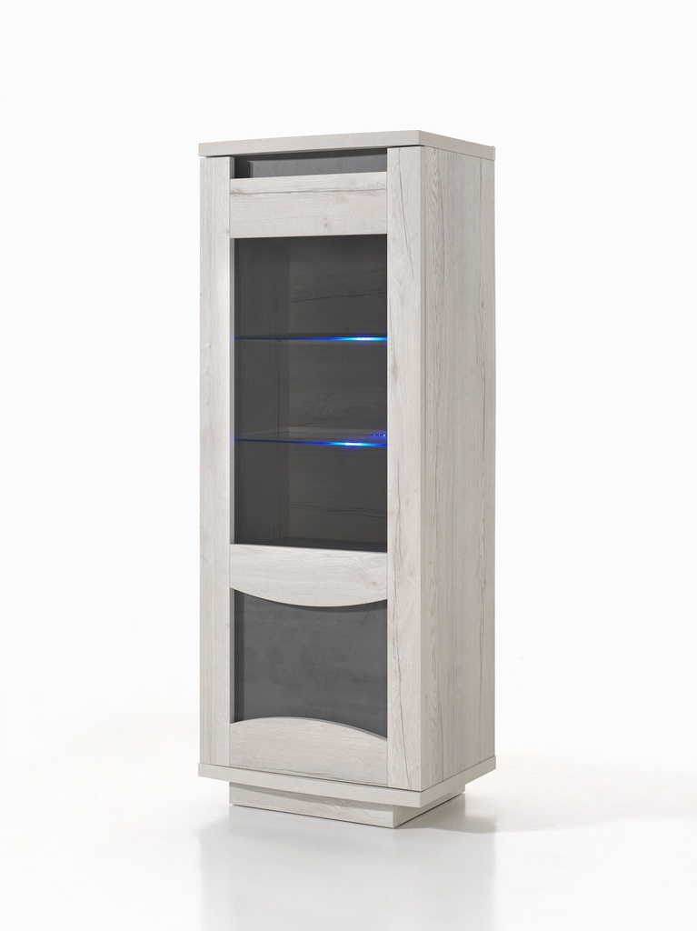 [ERIVE3002] Colonne 1 porte vitrée River (À Droite, Sans LED)