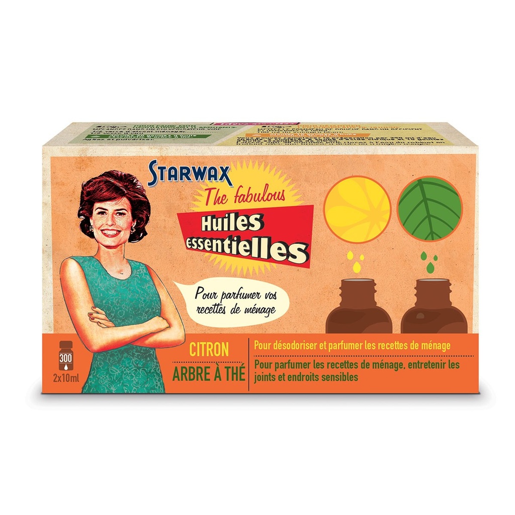 Huiles Essentielles Citron & Arbre A THÉ - Starwax THE Fabulous