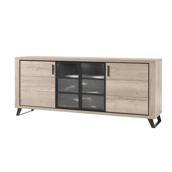 [PS-4187-22823] Enfilade Cooper par Lievens (4 portes + 2 niches + LEDs)