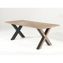 Table fixe pieds X Dakota