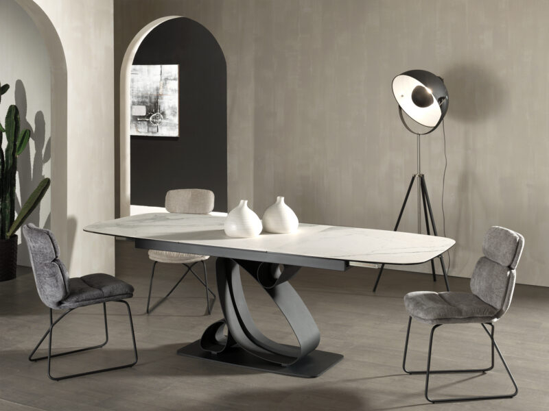 Table céramique Diabola avec allonge