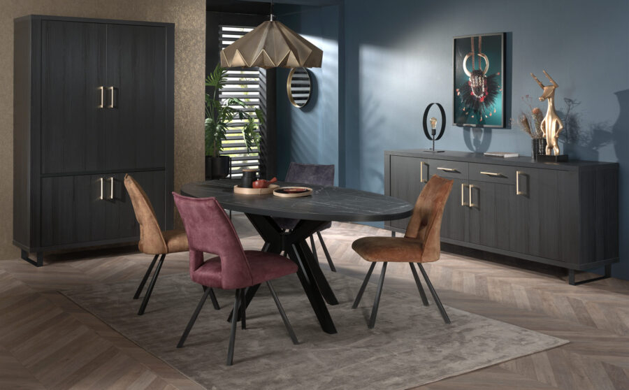 Table Fixe 2,20 m Pieds en X Morgane