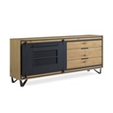 Enfilade 3 portes 1 tiroir Sunset 230 cm