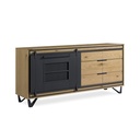 Enfilade 3 portes 1 tiroir Sunset 205 cm