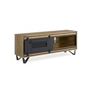 Meuble TV Hi-fi 1 porte 165 cm Sunset