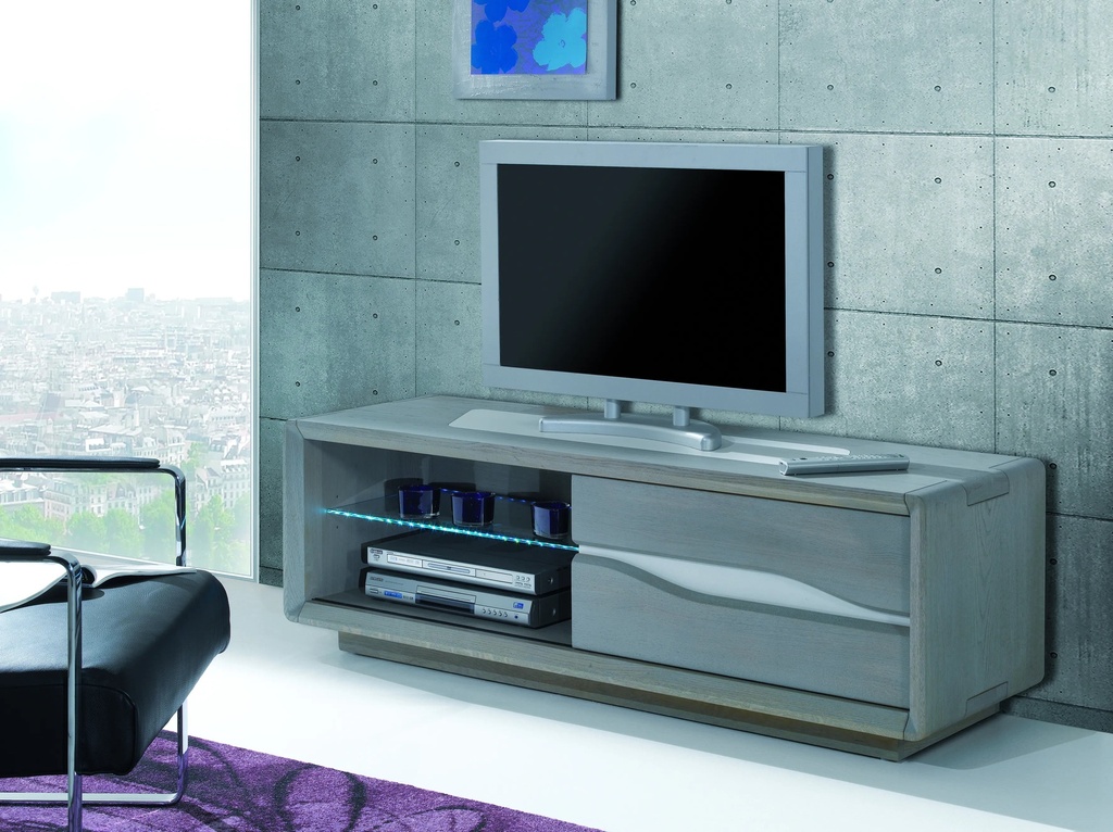 Meuble TV 1 porte coulissante Ceram