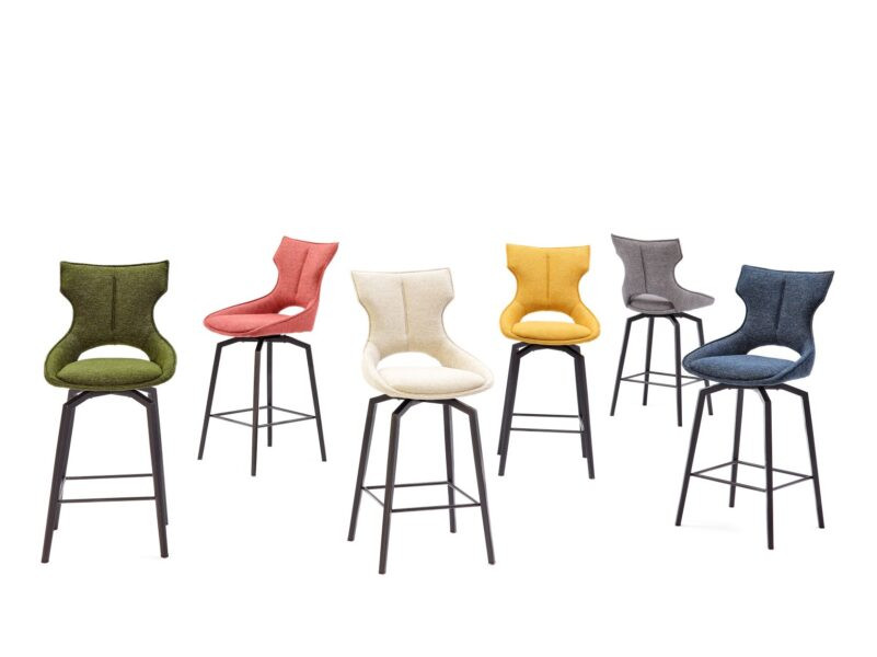 Chaise pivotante de bar Camilla