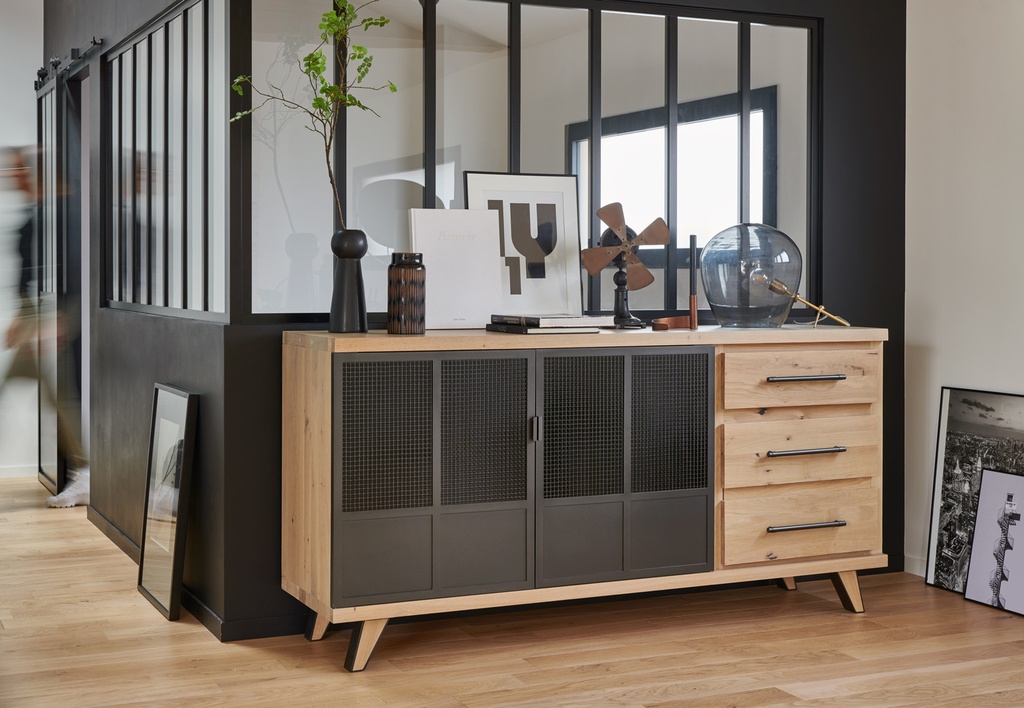 Enfilade 3 portes 195 cm Gallery