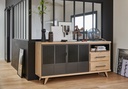 Enfilade 3 portes 1 niche 195 cm Gallery