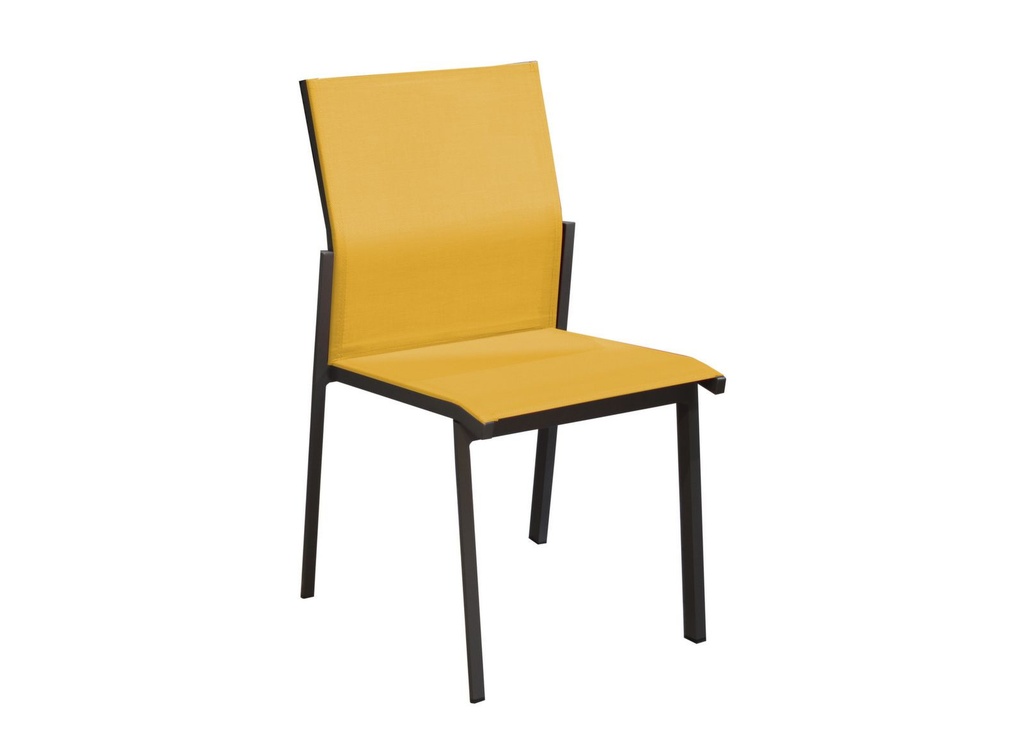 [PS-5810-24659] Chaise d'extérieur Delia (Jaune)