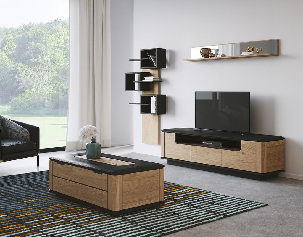 Meuble TV 180 cm Melody 2 portes