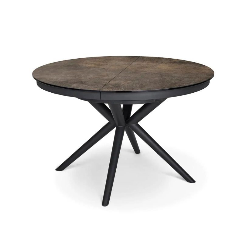 [PS-5854-24759] Table céramique Orchidée (Iron (Effet Rouille))