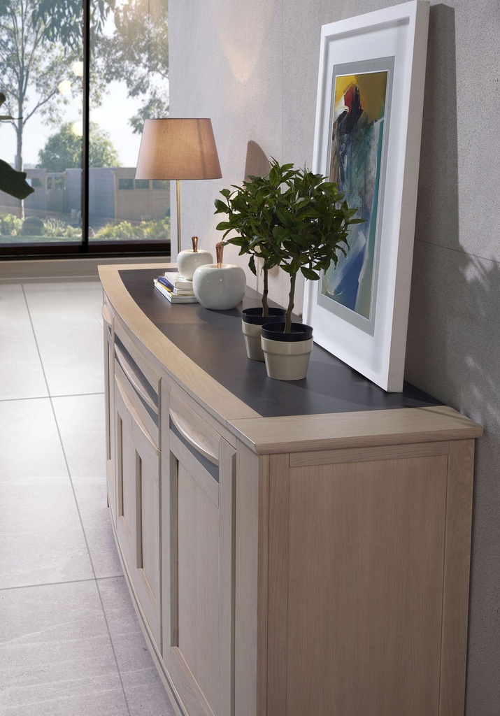 Meuble TV Hifi 1 Porte - 1 Tiroir 155 "malaga"