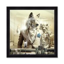 Tableau loup luxury Sylvain Binet