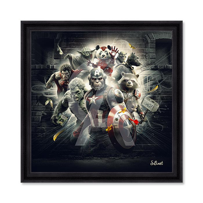 Tableau Super Héros Sylvain Binet
