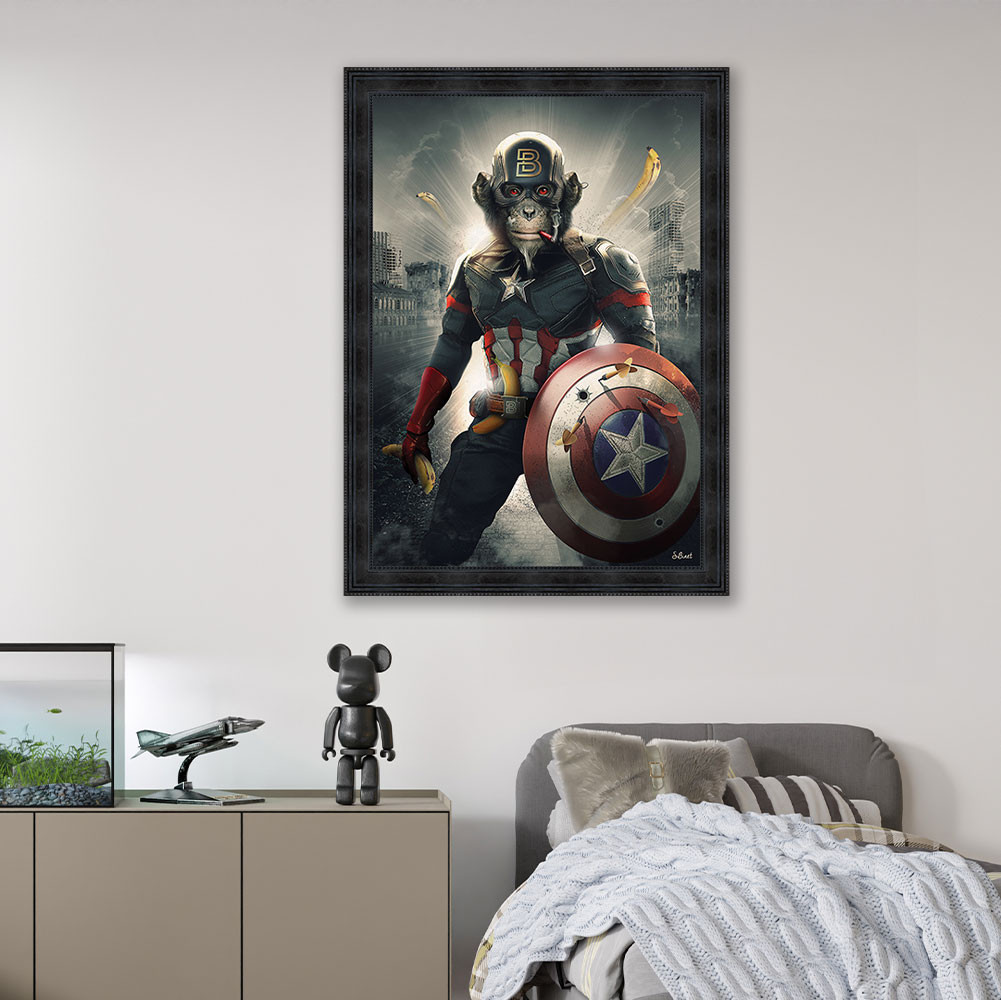 Tableau Captain America Binet