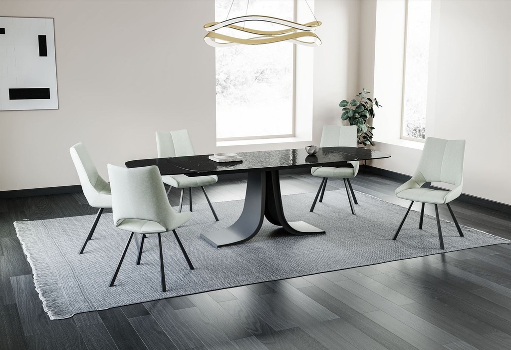 Table Aurel ovale waterglass