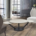 Table basse plateaux pivotants Chicago