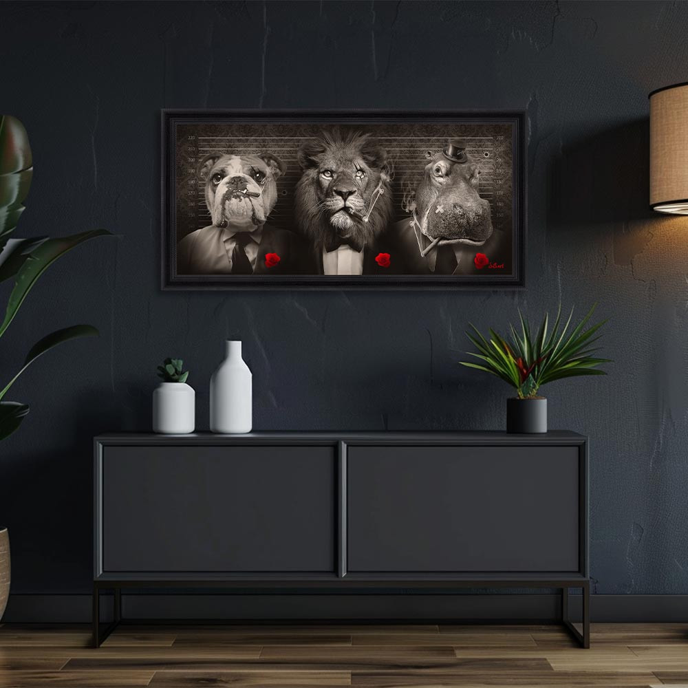 Tableau Pano Lion Binet