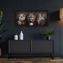 Tableau Pano Lion Binet