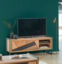 Meuble TV 2 portes 150 cm Graffik