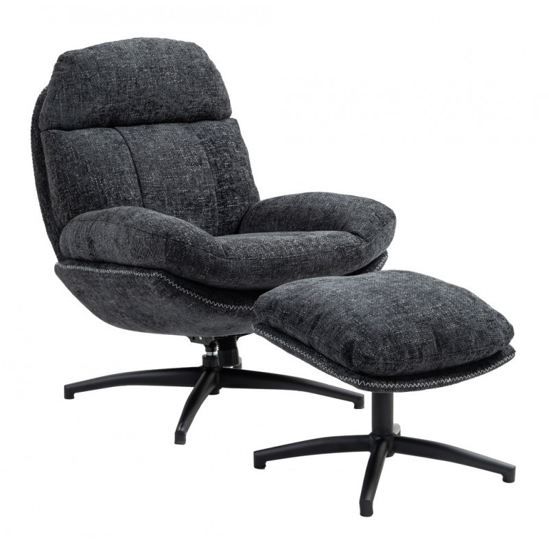 Fauteuil et repose pieds Tila