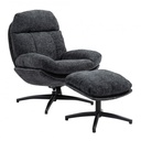Fauteuil et repose pieds Tila