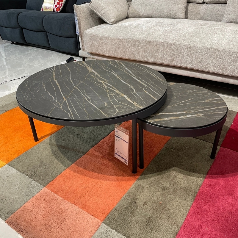 Set de 2 tables basses Olivia