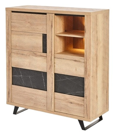 Rangement 2 portes - 2 niches Clement