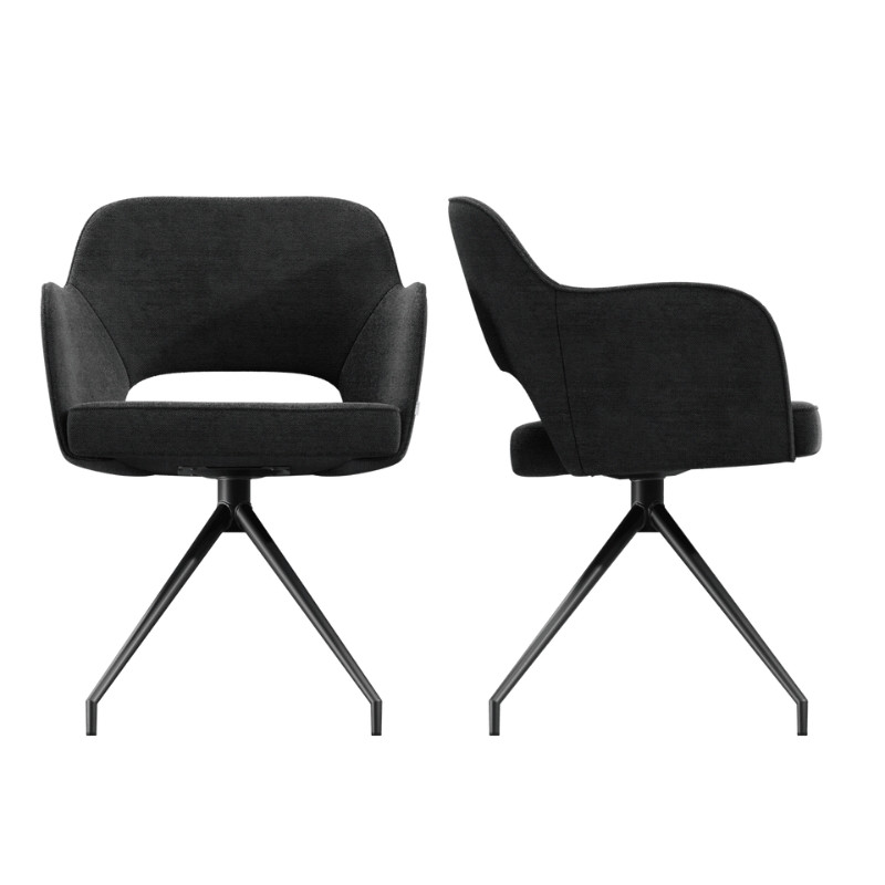 [CH099DG] Chaise Chicago (Anthracite)