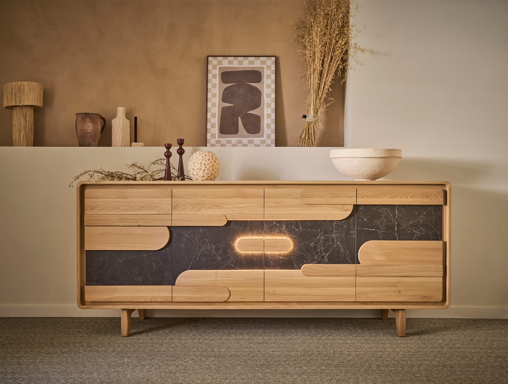 Enfilade 4 Portes 220 cm Absolu