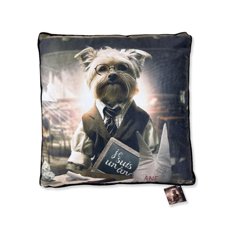 Coussin Chien École - Binet
