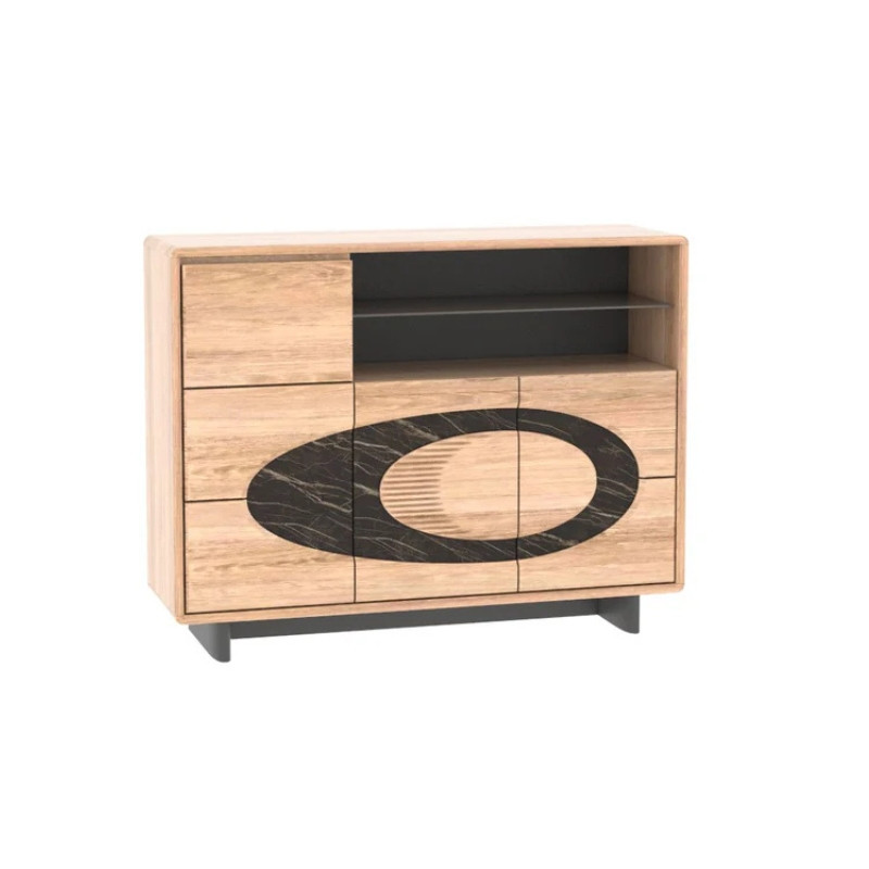 Thales Bahut Haut 3 Portes 1 Niche