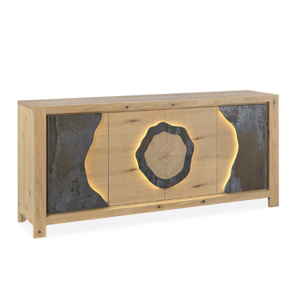 Enfilade Minerale 4 Portes - 225 CM