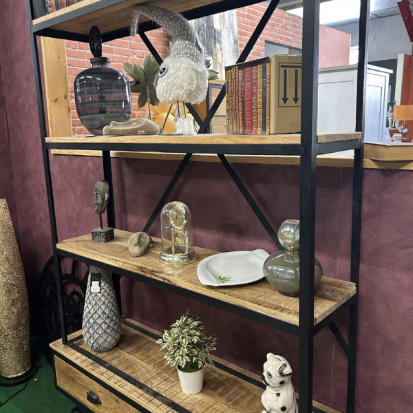 Bibliothèque À Roulettes - Modèle D'exposition