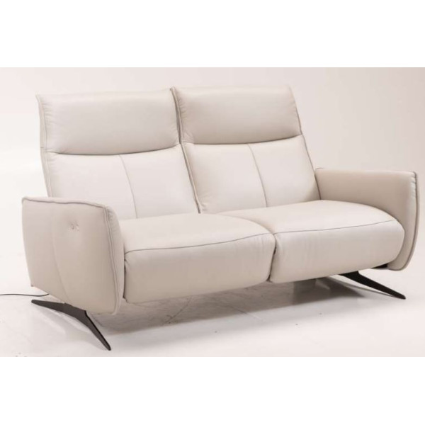 [PRIME] Canapé Prime cuir 3 places 2 relax