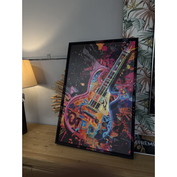 [PS-7104] Neon Tableau guitare LED 6AA