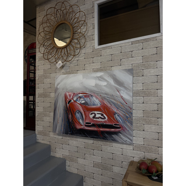 [C5106-7113] Toile voiture le mans 120x90