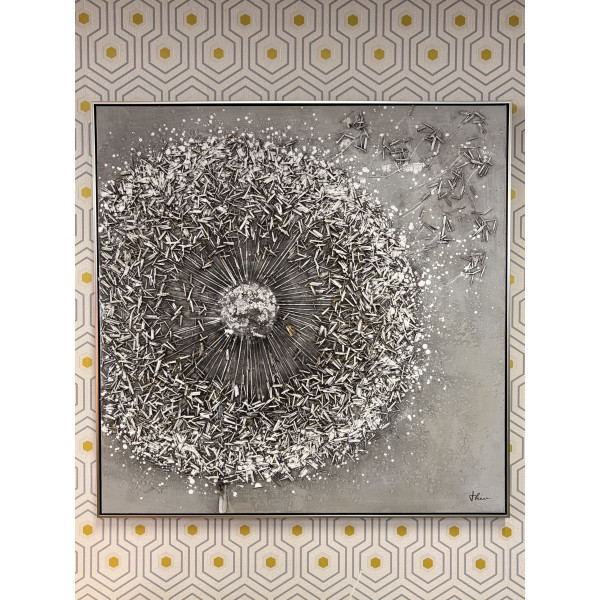 [PS-7114] Tableau Pissenlit 100x100 cm